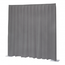 Wentex P&D Curtain Napoli Velvet Lichtgrijs - 11' x 16' (B x H) - geplooid - 97161