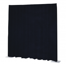 Wentex P&D Curtain Napoli Velvet Donkerblauw - 11' x 14' (B x H) - geplooid - 97168