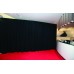 Wentex P&D Curtain MGS 5.16 oz/yd² Zwart - 11' x 16' (B x H) - geplooid - 97202