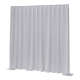 Wentex P&D Curtain Napoli Velvet Wit - 11’ x 10’ (B x H) - geplooid - 97215