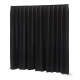 Wentex P&D Curtain Dimout 7.67 oz/yd² Zwart - 11' x 14' (B x H) - geplooid - 97223