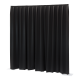 Wentex P&D Curtain MCS 8.85 oz/yd² Zwart - 11' x 16' (B x H) - geplooid - 97232