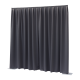 Wentex P&D Curtain Dimout 7.67 oz/yd² Donkergrijs - 11' x 10' (B x H) - geplooid - 97242