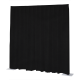 Wentex P&D Curtain Napoli Velvet Zwart - 11’ x 6’ (B x H) - geplooid - 97247