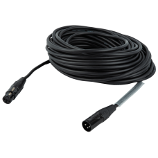 DAP FLR01 XLR M/F Mic/Line Cable Rean RC3 series 15 m - Verzilverd - FLR0115