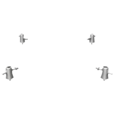 Milos Connectors for MCBB Base Plate M290/M390 MCBB-CON89 - F, G en P - MCBBCON89