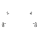 Milos Connectors for MCBB Base Plate M290/M390 MCBB-CON89 - F, G en P - MCBBCON89