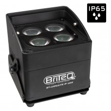 Briteq BT-AKKULITE IP MINI RGBWA acculamp, waterdicht, wireless DMX 17gr 15 uur