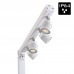 Briteq BTI-AKKUPOLE WHITE batterij-gevoede IP64 4x5W LED verlichtingspaal