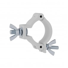 Contestage ALU CLAMP101-V2 W Aluminium bevestigingshaak voor truss met buisdiameter van 50mm - Max. 75kg - Wit