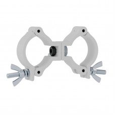 Contestage SWIVEL CLAMP102 W Dubbele montageklem voor 46-51mm buizen - Max. 75kg - Wit