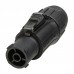 Seetronic SAC3FX-08 IP65 vergrendelbare vrouwelijke voedingsconnector voor kabel